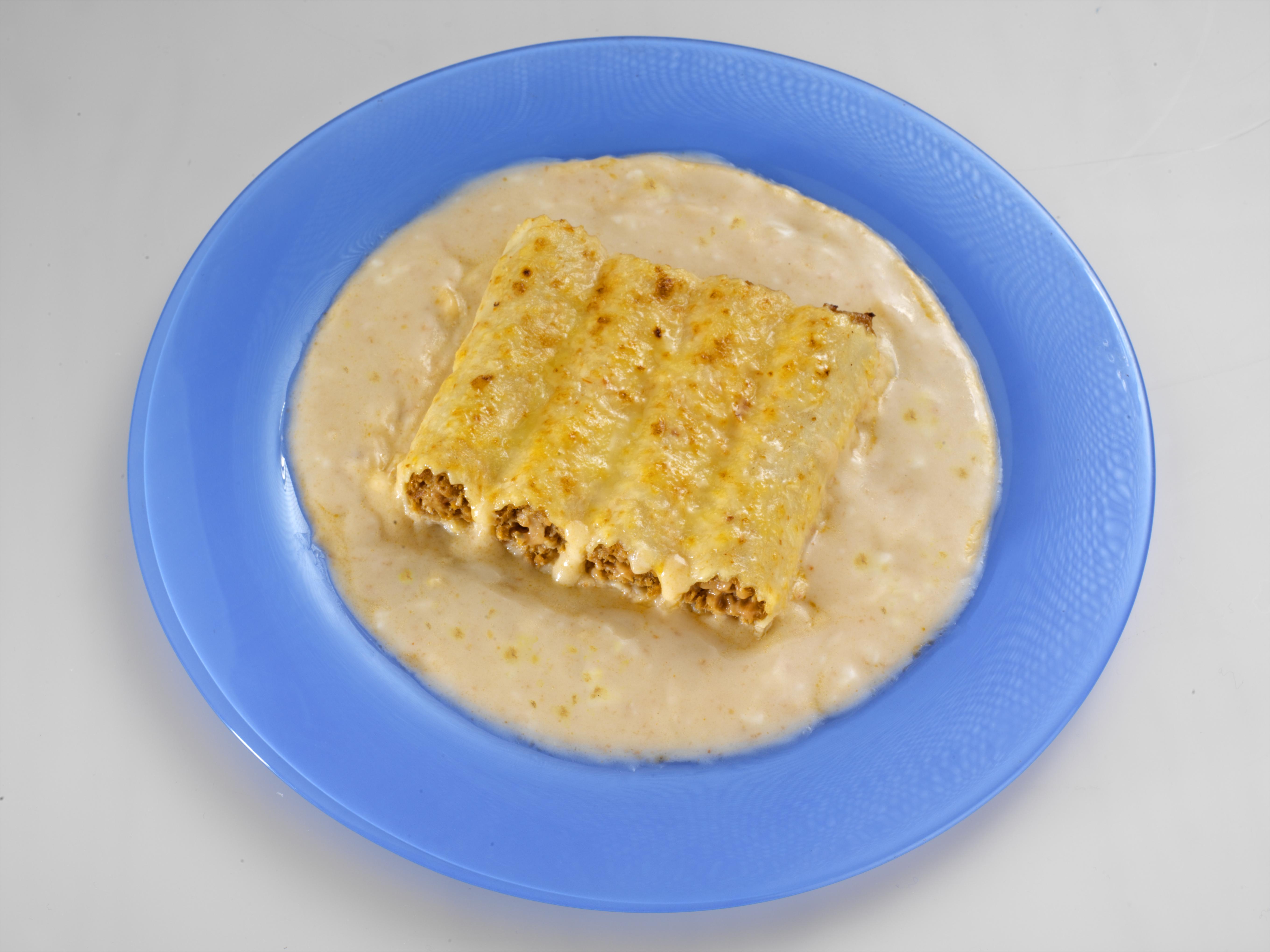 CANELONES CARNE CATERING SIN BECHAMEL (120 PIEZAS)